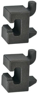easyPART Kompatibel/Ersatz für BOSCH 00637443 Buchse SIEMENS Keramikhalter vorne für Zubehörhaltegitter Backofen mit Mikrowelle 2Stk
