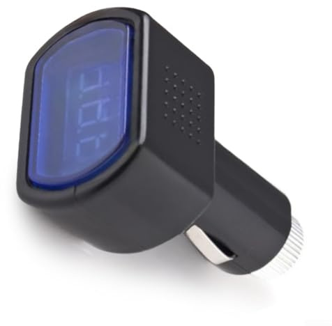 Display voltmetro digitale, DC 12 V 24 V, misuratore di tensione per auto, moto, camion, monitor batteria cruscotto automobilistico