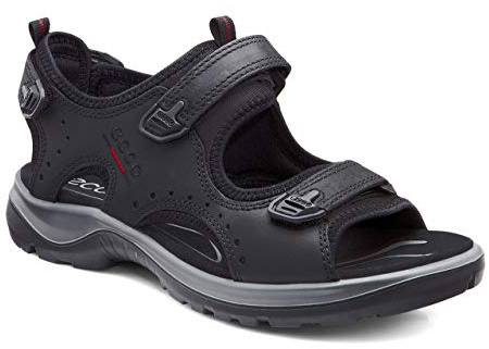 ECCO Offroad, Damen Sport- & Outdoor Sandalen, Schwarz (BlackOil Nubuck00201), 38 EU