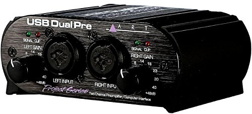 Art Pro Audio USB Dual Pre - Two Channel Prea mp with USB