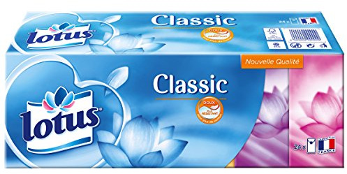 Lotus Classic - Mouchoirs Etuis x24 étuis - lot de 2 paquets de 24 étuis