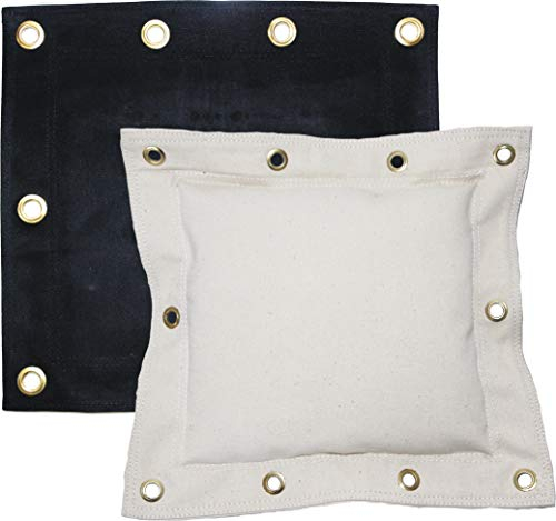 BAY® 1-Kammern SCHWARZ (GEFÜLLT) Wand-Schlagpolster, 50 x 40 cm