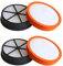 Rediboom 2-Pack Pre & Post Motor Type 90 Filters Compatible with Vax Air Stretch Mach Air Upright Vacuum Cleaner, Replace for Vax Zoom & Zoom Pet Series Vacuum Cleaners Filter kit