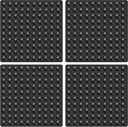 The Lord of the Tools 400pcs Noir Silicone Pieds Pare-chocs Tampons Antibruit Tampons Adhésif Pieds Mini Tampon Protecteur de Meubles pour Meubles Porte Tiroirs Cabinet