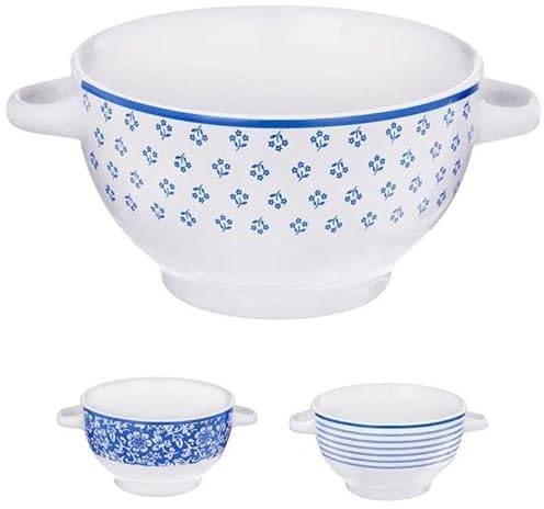 orion group Ciotola in ceramica per brodo di insalata, ciotola per zuppa, tazza da brodo in ceramica, 14 cm, 750 ml