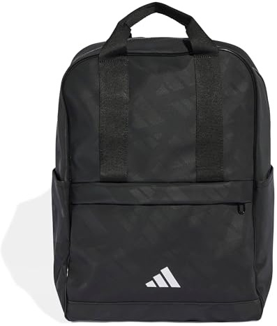 adidas Unisex - Adulto MONOGRAM BACKPACK, black/white, One size