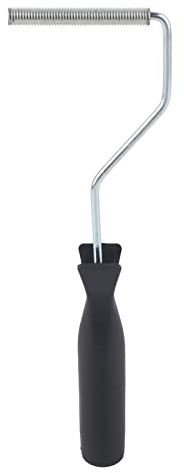 ANKROYU Rodillo laminador de fibra de vidrio Herramienta de paleta de burbujas de grado profesional para refuerzo de fibra de vidrio y trabajo Construcción de hierro resistente 10x