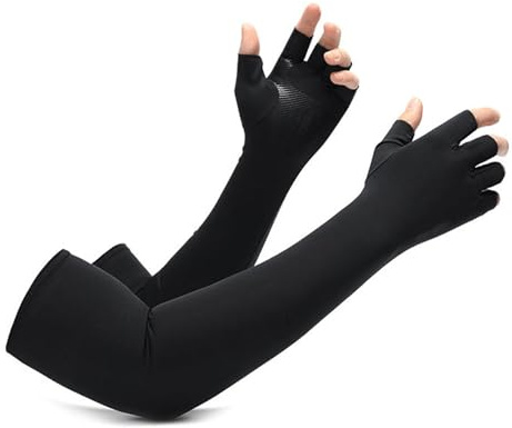 Manicotto del braccio di raffreddamento | Manicotti per uomo donna | 1 paio di maniche per braccio uomo donna guanti sole UV protezione solare sport all'aria aperta ciclismo corsa di se