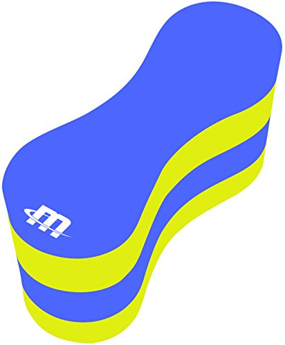 Unbekannt Mega Forma Adulto Senior Pull Buoy, Blu/Giallo, Taglia Unica