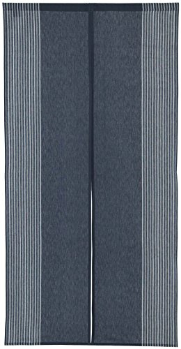 Narumi Vertikal rand marinblå bomullstrasa japansk noren lång typ gardin gobeläng, 170 x 85 cm