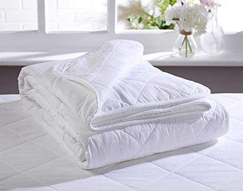 Quarry Manufacturing SUPER KING SIZE SUMMER DUVET 2.5 TOG Lightweight Throw Blanket | 100% Cotton Case Bound Edges | Cool Night’s Sleep Menopause Night Sweats | MADE IN UK