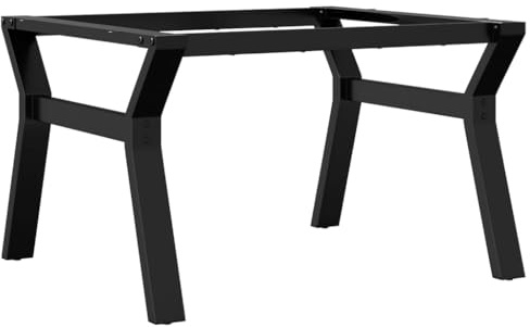 vidaXL Patas de Mesa de Centro Estructura Y Acero 70x60x43 cm, Pata de Mesa Auxiliar, Pata de mesita Auxiliar, Pata de Mesa de Metal