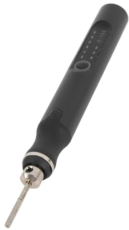 Jopwkuin Strumento per Incisione Portatile Portatile Set di Penne per Incisione Elettriche Senza Fili a 3 velocità per L'incisione, la Lucidatura, la Creazione di Gioielli