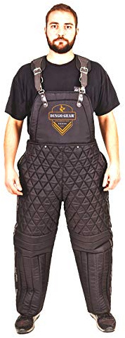 DINGO GEAR Cordbyxor för hundträning lockfågel, ljusskydd, storlek L, S01004, svart