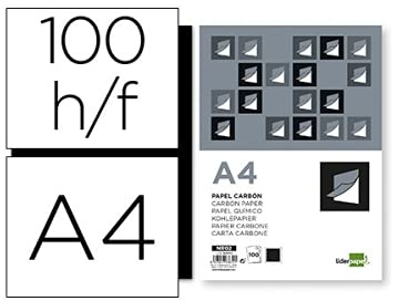 Carbon papper ledande film svart storlek din a4 låda med 100 ark
