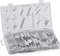 Yesallwas Assortimenti a Molla Compressione 200 Pezzi , Molle di Prolunga, Assortimento di Molla in Acciaio Metallo di Trazione, Tensione Pressione Molle, Perni Molle con Scatola di Immagazzinaggio