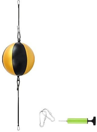 Ieron Set pour Balle à Double extrémité, Balle de Boxe, Balle de Vitesse, Balle réflexe MMA, Sac de Vitesse, Puning Dodge, entraînement avec Verrouillage par Anneau