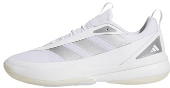 Adidas Front Court Shoes Chaussures de Basket-Ball Mixte, FTWR White Silver Met FTWR White, 45 1/3 EU