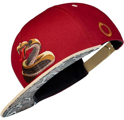 Cadency® Snapback Cap, Baseball hat Flat Brim, Men and Women, Unisex, Adjustable Size