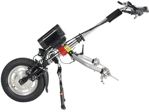 Dispositivo di trazione per sedia a rotelle elettrico, batteria al litio, telaio in alluminio leggero, scooter per disabili più vecchio, veicolo