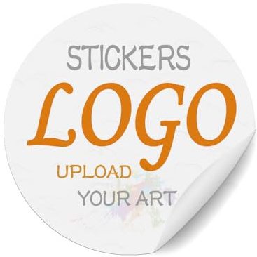 DUABELPHF 10 a 5000 Pegatinas Personalizadas Con Foto- Stickers Personalizados - Etiquetas Personalizadas - Bautizo,Cierre bolsa,oficina,Etiquetado de productos (Circular)