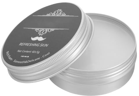 JOYOFREELY Jabón Barba para Hombres Menta, Práctico y Ligero, Adecuado para Viajes Afeitado y Húmedo Barba
