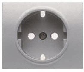 Bjc - 18724-ma tapa enchufe ii+tt lateral+seg iris aluminio Ref. 6531025253