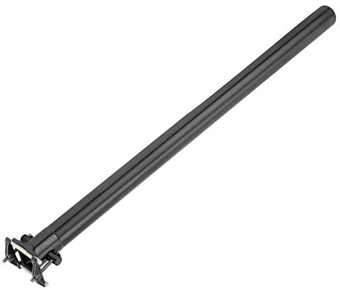 Keenso Bike Seatpost, Aluminum Alloy Bicycle Seat Post 33.9mm Bicycle Adjustable Seat Tube BMX Saddle Pole Replacement Cycling Accessories for Mountain Bike Road Bike(black)