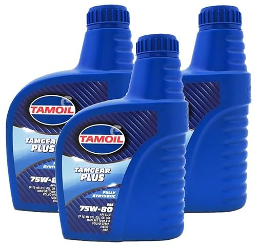 TAMOIL Tamgear Plus 75w80 Olio Cambio e Differenziale 3 litri Totalmente sintetico