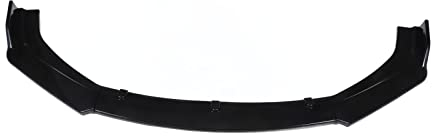 Labbro Paraurti Anteriore, Kit Splitter Anteriore 3 Pezzi Corpo Spoiler Universale Lucido Ad Alta tenacità con Larghezza 1800mm