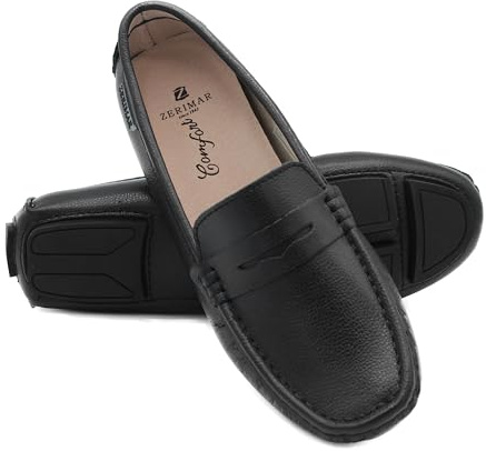 Zerimar Mocasines para Mujer Clásicos y Elegantes de Cuero | Loafers Casuales para Vestir