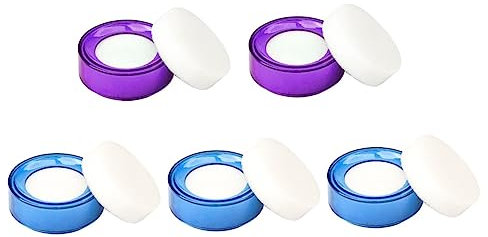 VILLFUL 5St Geld zählende Wasserbox Fingerfeuchter Schwamm Fingerschwämme zählen fingerfeuchter Befeuchter rechnungswesen buchhaltung Schwämme zum Geldzählen fingerfeuchte Schwämme Plastik