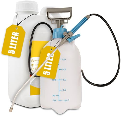INSIGO Anti Wespen Spray 5l Kanister + 5L Drucksprüher - Wespenmittel mit mechanischer Wirkung - Effektive Abwehr für Wespen - Wespen Spray mit Sofortwirkung