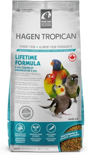 Hari Tropican Cockatiel Lifetime Granules, 820 g