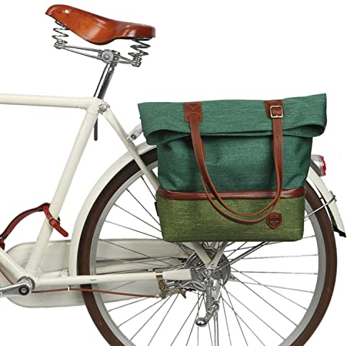 TOURBON Bike Isolierte Nylontasche, wasserdichte Fahrradtasche Einkaufstasche, Einheitsgröße, 2,5 Liter, Reißverschluss, verstellbarer Gurt, Webgriff, für Fahrrad