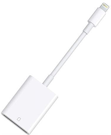 Apple MFi Certified Lightning to SD Card Camera Reader for iPhone iPad, FUHAYA sd Card Reader Memory Card Reader Trail Camera Viewer SD Card Adapter for iPhone 13/12/11/XS/XR/X/8/iPad, Plug and Play