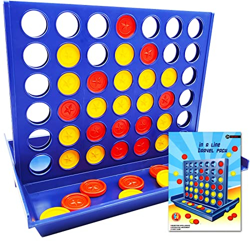 Pup Go 4 in Einer Reihe Brettspiele für Kinder 3+, Groß Format Familie Brettspiele Indoor Outdoor, Perfekt als Partyspiel, Gesellschaftsspiel & Familienspaß, Klassisches Strategiespiel für 2 Spieler