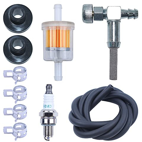 Gubeter Kit de bujía de válvula de cierre de tanque de combustible, para MTD para Troy Bilt para Cub Cadet para Toro para generador portátil artesano,/