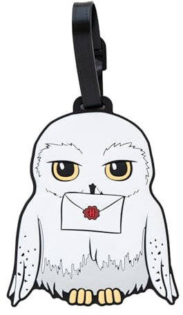 Grupo Erik Kofferanhänger Harry Potter Hedwig Gepäckanhänger für Koffer 10 x 13 cm - Reisezubehör Travel Essentials Offizieller Harry Potter Fanartikel