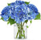 Nvzi 3 hortensias artificiales de 21 pulgadas, grandes, naturales, realistas, de tacto real (azul rey)