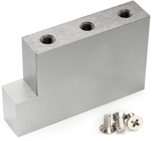 Musiclily Ultra 37 mm Solida Stål L-format Tremolo Block för Elgitarr Floyd Rose Tremolo