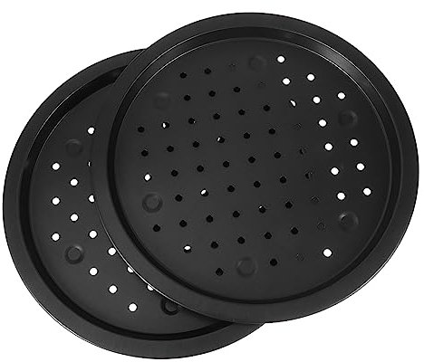 Cabilock 2 Pezzi teglia da forno resistente all'usura Telaio da forno padella Cottura forno cucinando teglia da forno per cucina teglia multifunzione acciaio carbonio