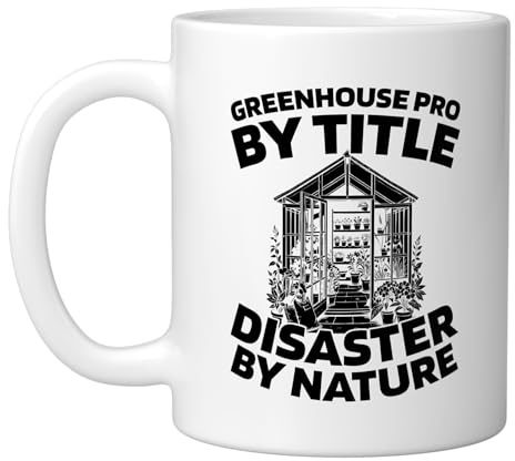 Temperature Horticulture Cultivation - Greenhouse Manager Ceramic Mug, White