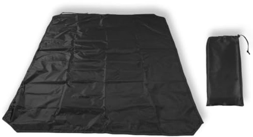 Funda para cofre de techo de coche, funda para portaequipajes de techo, fundas impermeable de tela Oxford revestida paras bolsas de techos, con cordón ajustable paras todos los (270*145 cm)