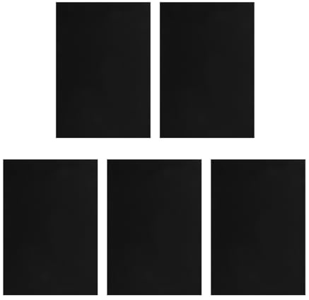 LRXIYODE Pellicola Protettiva Antigraffio per Notebook in Pvc Nero 5 Pezzi Facile da Pulire per Uso Quotidiano e Ufficio