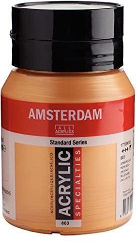 Amsterdam Standard Series Acrylic Jar 500 ml Deep Gold 803 (17728032)