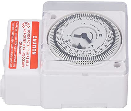 SL-189 AC220V Tipo di Orologio Interruttore di Temporizzazione con Timer Industriale, Interruttore Orario Meccanico con Ciclo di 24 Ore e Intervallo di 15 Minuti