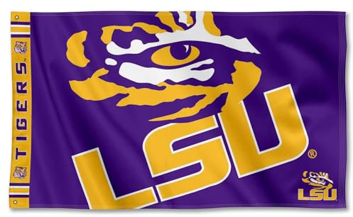 College Flags & Banners Co. Louisiana State LSU Tigers Bold Logo Premium Flag