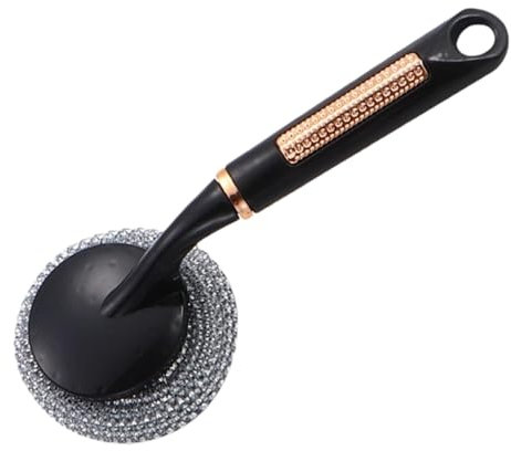 Cepillo rascador de alambre de acero inoxidable, cepillo para ollas de alambre de acero inoxidable, exfoliante para platos con cerdas de acero inoxidable, para suelos, encimeras, tablas de cortar