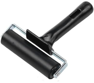 Reykentu Le rouleau de 10 cm est utilisé pour le de bord, la peinture, le sol, le collage, le adhésif, le pressage de et l'outil de rouleau de niveau.